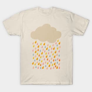 Cute cloud colorful drops T-Shirt